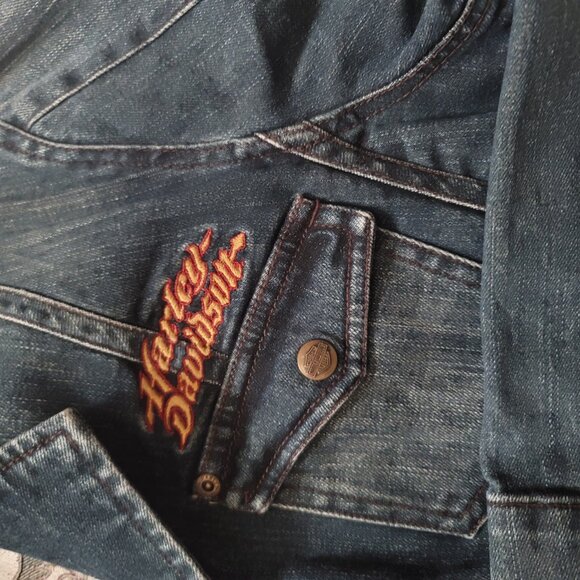 Harley Davidson denim jacket - Picture 4 of 8